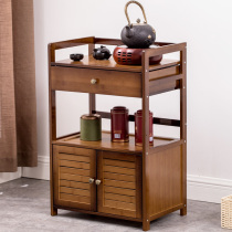 Sofa corners Several movable small tea table Tea Water shelf Living room Tea side cabinet lockers with wheel tea table shelves