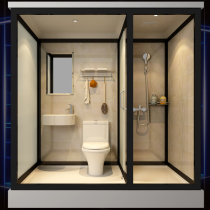 Overall shower room Home integral toilet Easy integrated toilet Integrated shower room Dry and wet separation Bathrooms