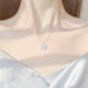 Planet sterling silver necklace women's clavicle chain Chinese Valentine's Day gift