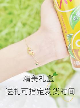 柠檬项链女纯银轻奢小众生日礼物
