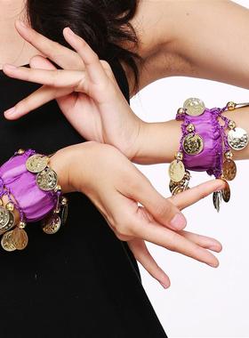 Y印度舞蹈服装饰品配肚皮舞比赛手环手链民族舞台手镯演出首饰腕