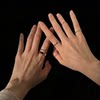 Nojob vintage vintage night weaving seven chapters medieval ring niche design live mouth stacking ring for women