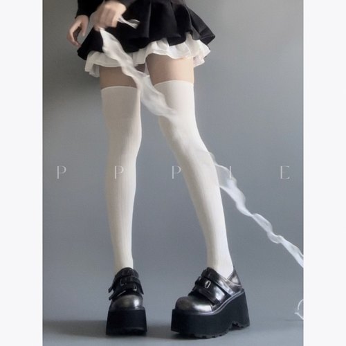 PPPIE 致命黑巧9cm小坡度小众厚底鞋！！ - 图2