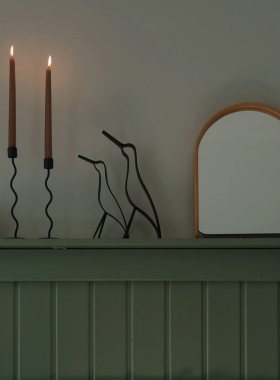 Cooee Design瑞典代购正品Woody Bird橡木质小鸟桌面客厅装饰摆件