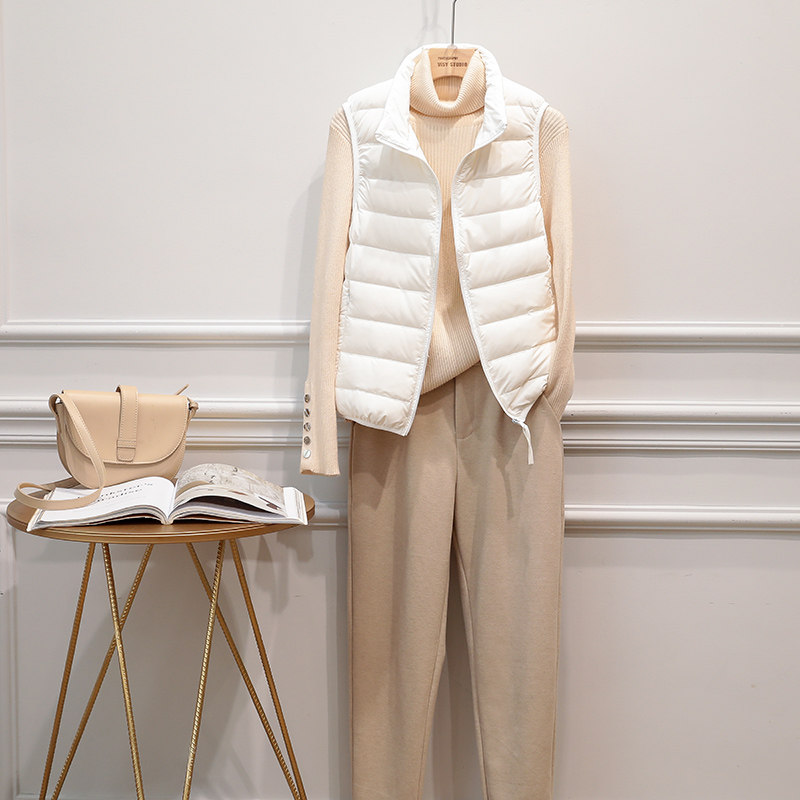 羽绒马甲短款2022秋冬新款羽绒服 玫凌羽绒服