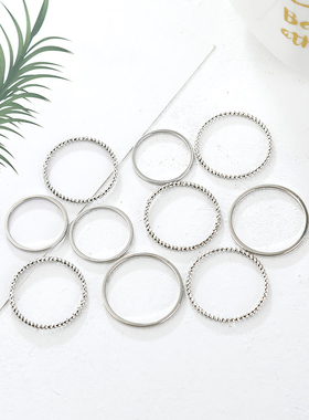 时尚风细款百搭食指尾戒