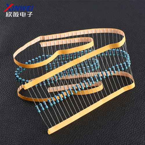 1/4W金属膜电阻器元件1%色环1K2k 100K 47K470 10欧100欧120欧姆m - 图0