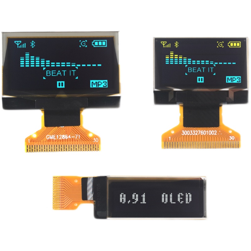 12864屏0.96寸OLED显示屏模块0.91 1.3寸1.54寸液晶屏6/7针IIC/SP - 图3