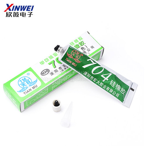 天目704硅橡胶 硅胶白色黑色灰色密封胶灌封胶绝缘防水耐高温胶水 - 图0