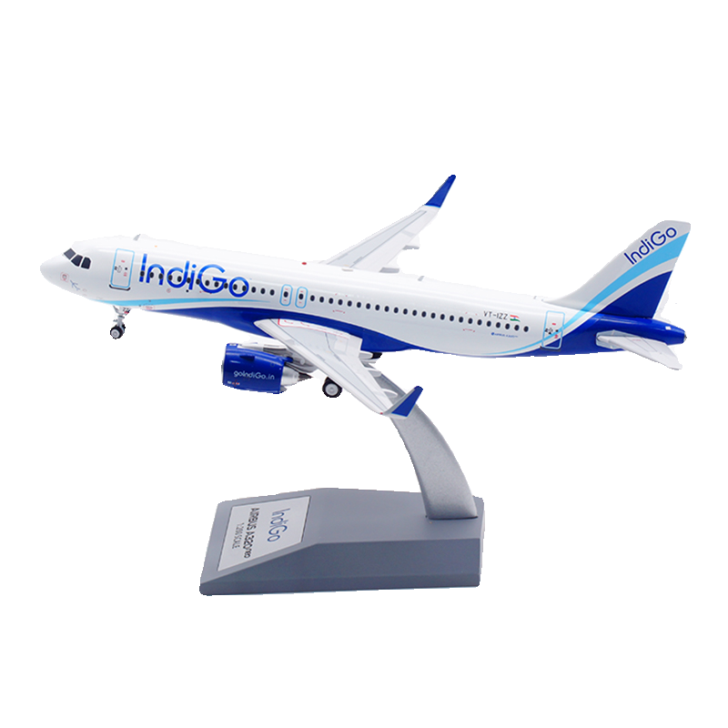 Inflight 1:200 IndiGo靛蓝航空 A320NEO VT-IZZ合金飞机模型-图1