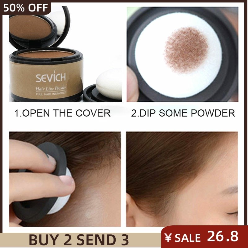 Hairline Powder 4g Hairline Shadow Powder Makeup Hair Concea-图1