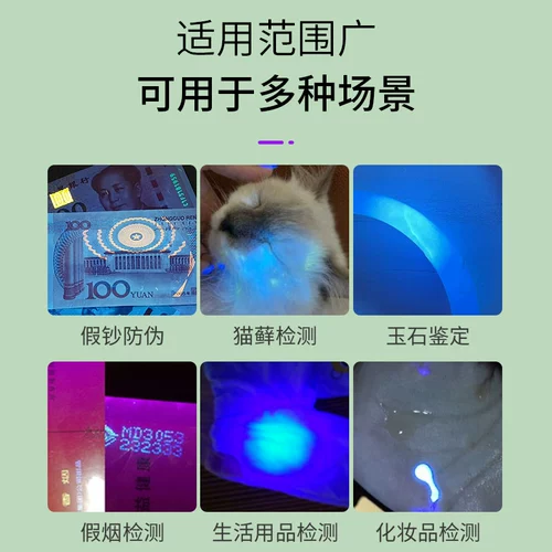 Ziguang Banknote Light Light Light UV Mini -Flashlight Detection Special Pen Small Labs Anti -Counterfeit китайский