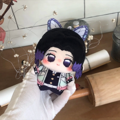 鬼灭之刃棉花娃娃香奈乎and蝴蝶忍10cm背包挂件动漫周边正版公仔 - 图3