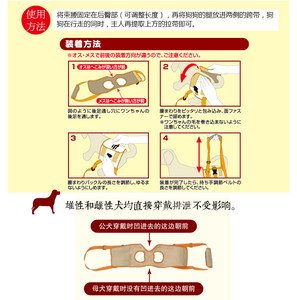 petio高龄犬介护用宠物牵引绳后腿残疾受伤老龄狗狗辅助带背带