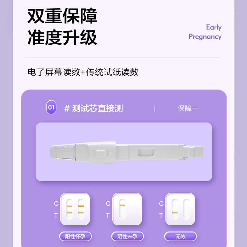 可孚数字精准检测显示孕周便携式 每文医疗器械其他检测试纸