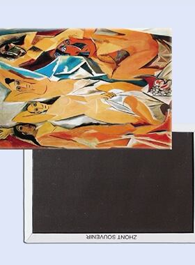 西班牙画家 毕加索画集 金属磁性冰箱贴 抽象艺术欣赏收藏品 礼品