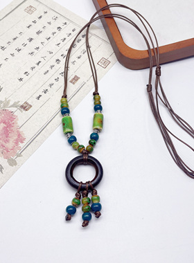 高级感陶瓷项链不掉色女轻奢小众