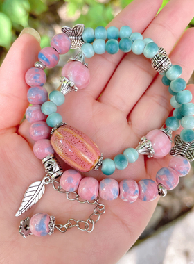 双层手链陶瓷景德镇新中式女