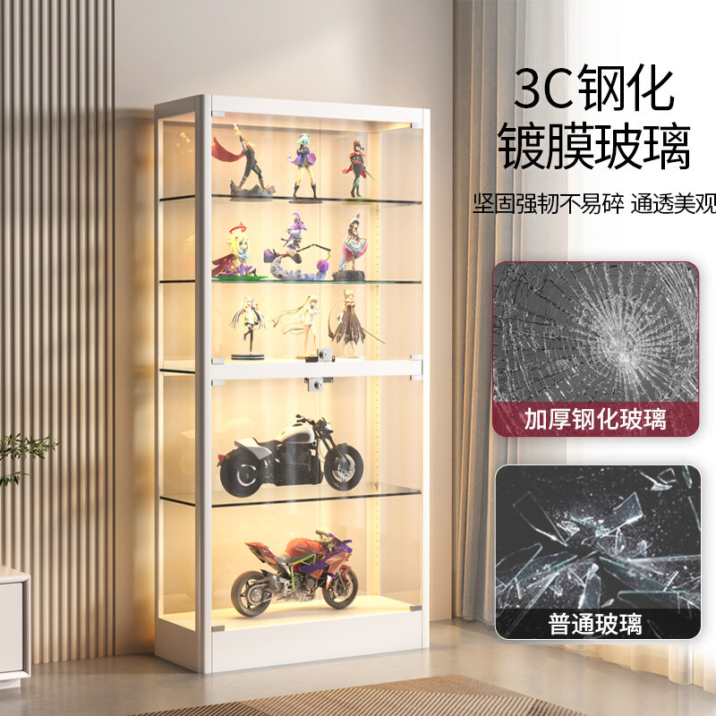 乐高积木手办展示柜透明玻璃柜玩具模型展示架家用礼品收纳陈列柜,淘宝优惠券,粉丝福利购,淘宝优惠卷