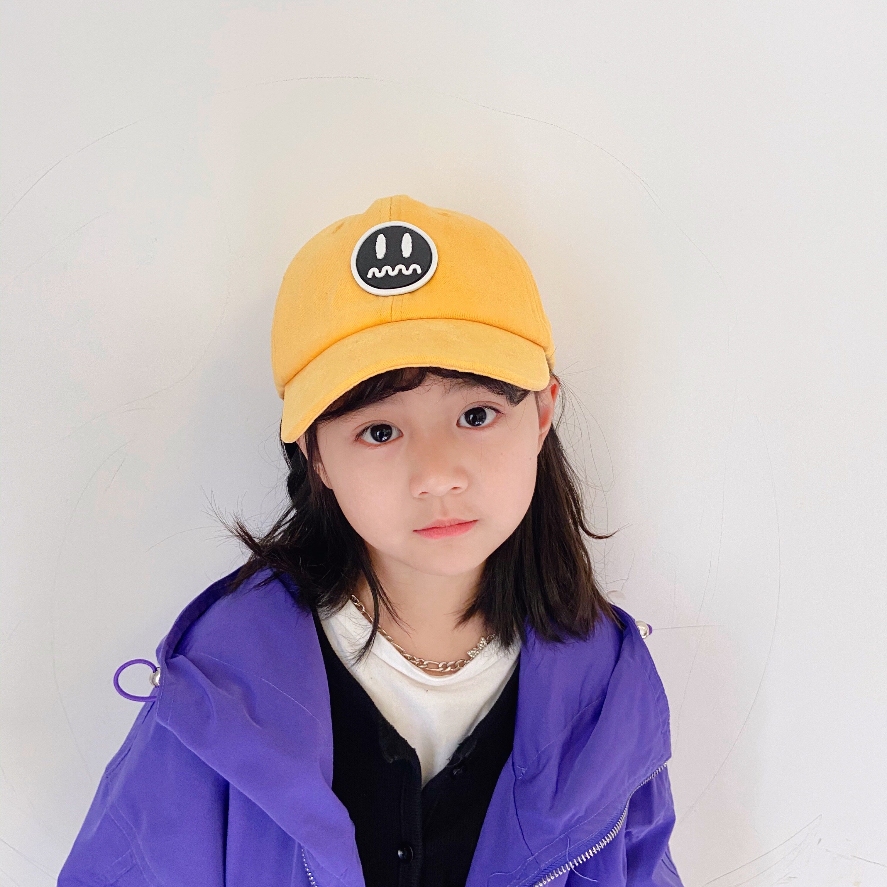 儿童鸭舌帽春天遮阳挡脸防晒女宝宝太阳帽薄款夏季小男孩棒球帽潮