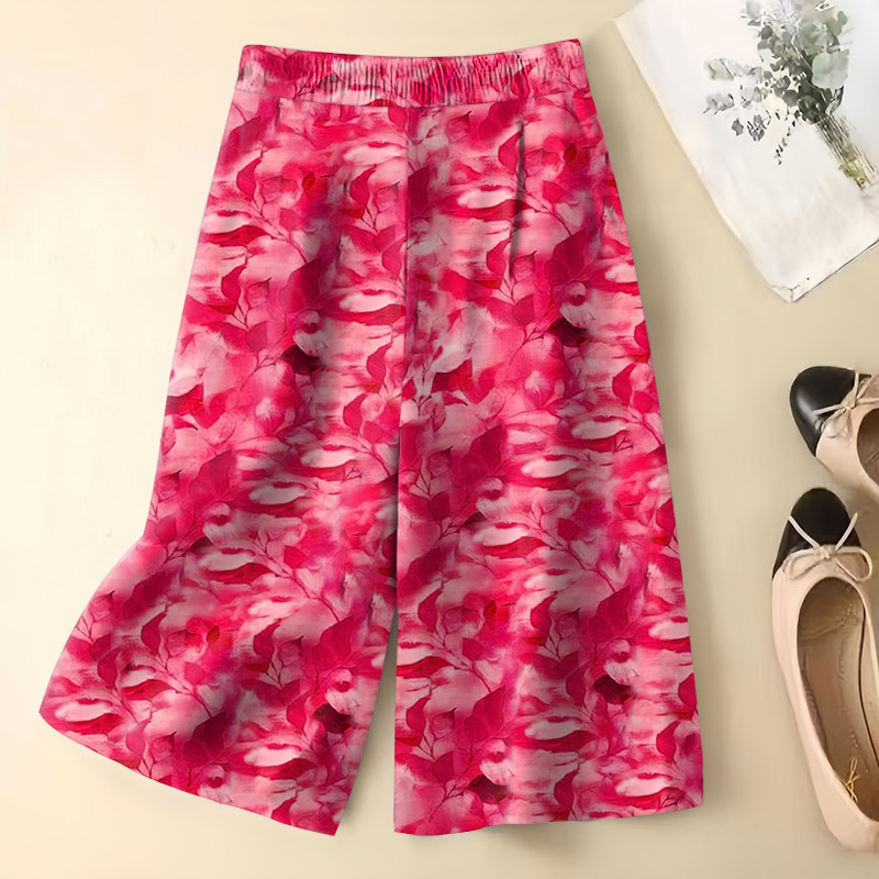 清仓捡漏~专柜撤回夏季冰丝薄款松紧七分短裤女时尚显瘦百搭外穿,淘宝优惠券,粉丝福利购,淘宝优惠卷