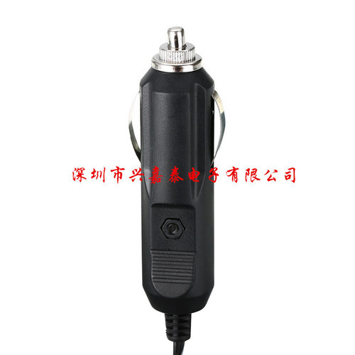 24V12V汽车点烟器插头转DC公头5.5*2.1mm车充车载弹弓电源线 - 图1