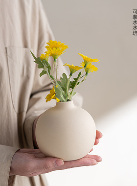 北欧小花瓶客厅莫兰迪色系插花