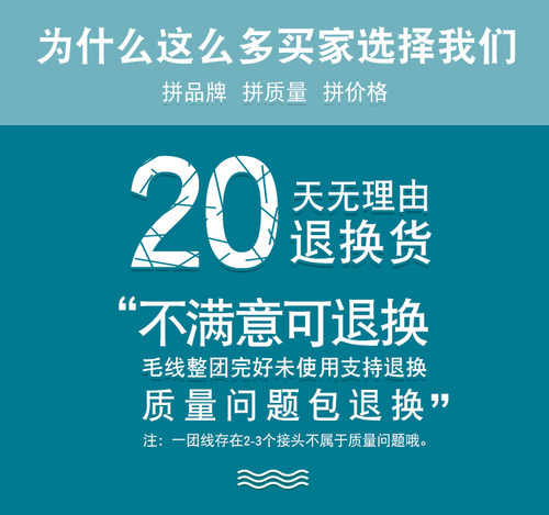纯腈纶毛线晴纶中粗线手工编织围巾勾拖鞋钩玩偶帽子毛衣打棉鞋线 - 图0
