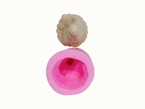 观音佛像硅胶模具 3d摆件diy蜡烛树脂滴胶车载香薰石膏水泥工艺品 - 图2