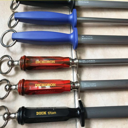 德国迪克dick磨刀棒原装进口扁箭屠宰专业卖肉磨刀棍刀具挡棍正品 - 图0