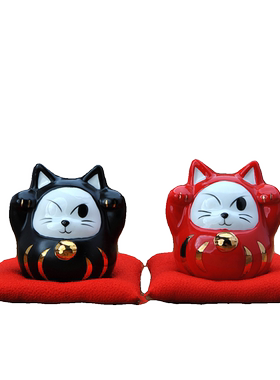 猫舍道乐堂本铺招财猫许愿摆件