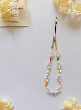 缤纷糖果 2026新款原创手工制作串珠手链时尚百搭公主项链手机链