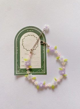 【疏影】手工串珠手链diy自制材料包女学生气质送闺蜜手串礼物