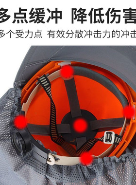 夏季防晒反光工地帽套UPF50+