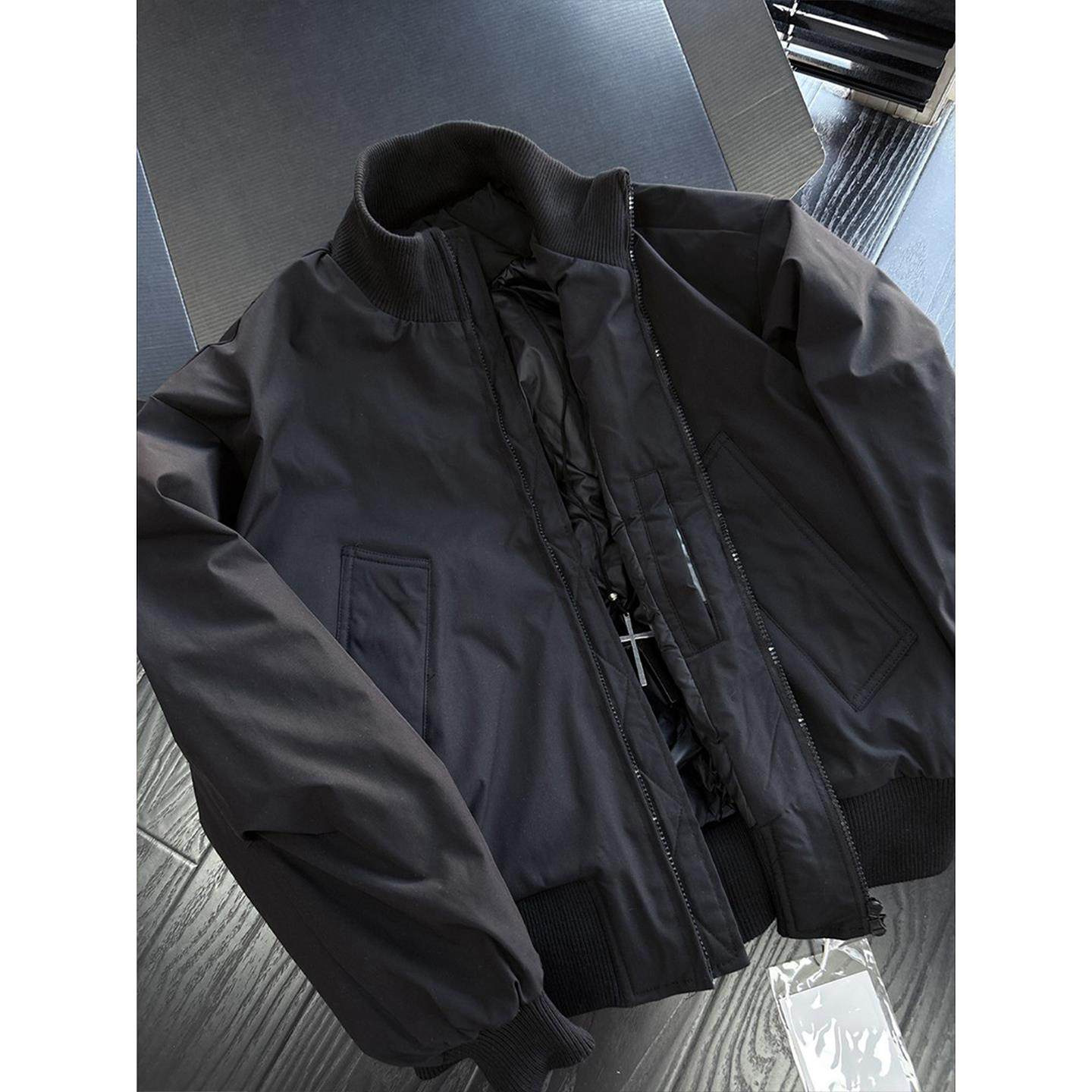 美式bomber立领羽绒服男款冬季短宽廓形飞行夹克棉服保暖棉衣外套,淘宝优惠券,粉丝福利购,淘宝优惠卷