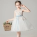 Hoa công chúa váy mùa hè cô gái mới ăn mặc fluffy đám cưới trình diễn catwalk sinh nhật chủ nhỏ trang phục - Váy trẻ em
