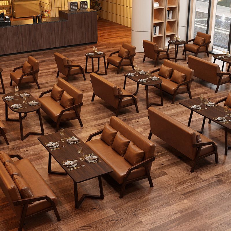 卡座沙发商用奶茶店桌椅咖啡厅休闲甜品店服装店铺沙发靠背椅子,淘宝优惠券,粉丝福利购,淘宝优惠卷