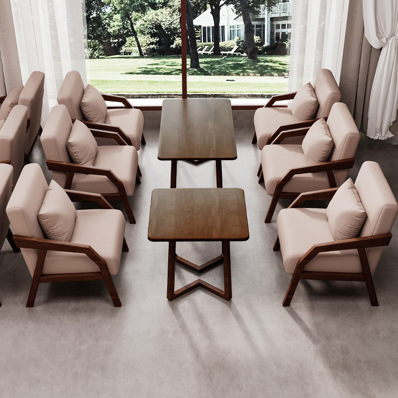 咖啡厅桌椅组合 奶茶店休闲座椅商用洽谈办公沙发 咖啡店会客卡座,淘宝优惠券,粉丝福利购,淘宝优惠卷