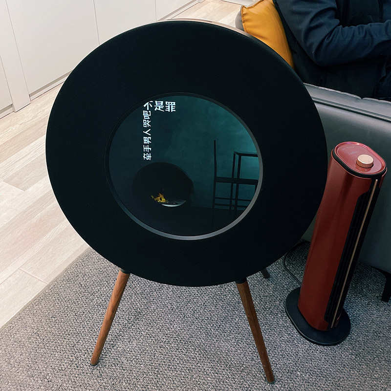 现货MORRORART R1悬浮透明歌词音箱唱片黑胶蓝牙字幕复古家用音响,淘宝优惠券,粉丝福利购,淘宝优惠卷