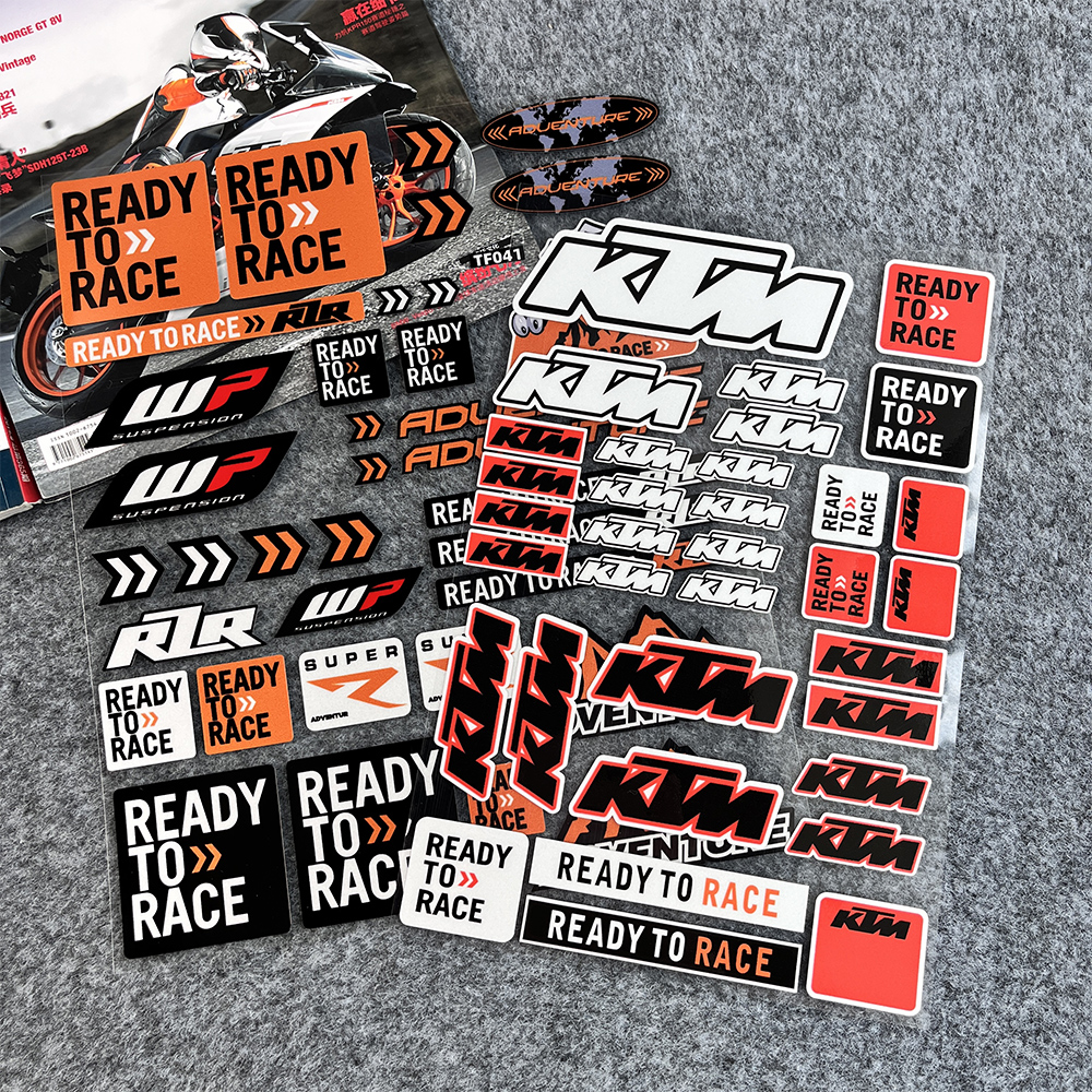 Suitable for KTM motorcycle reflective stickers body stickers