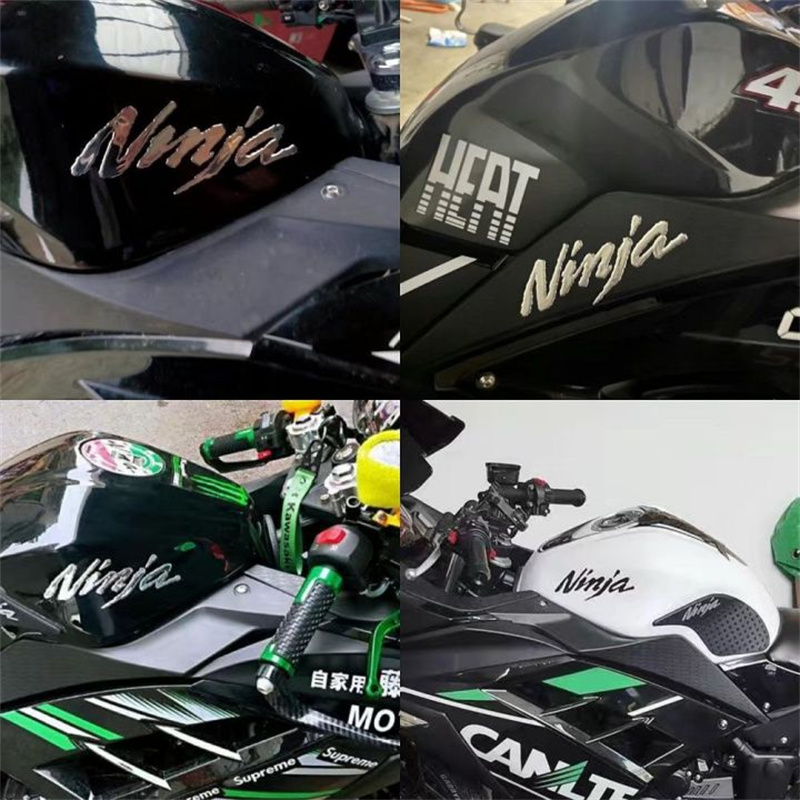 ZX-6R10R12R川崎ninja400 300 650车标贴摩托车装饰贴纸软胶贴花-图1