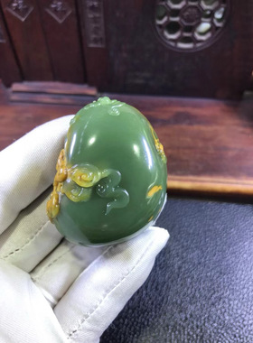 和田玉析木绿河磨玉大肚佛吊坠挂坠62克结构均匀细腻厂家直销正品