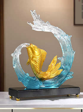 风生水起样板房摆件树脂