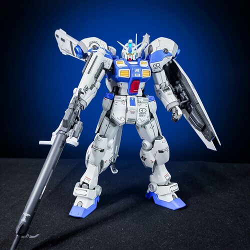 豆豆模型RE GP04G 003RX-78 4号机1/100机甲拼装模型手办礼物玩具 - 图3