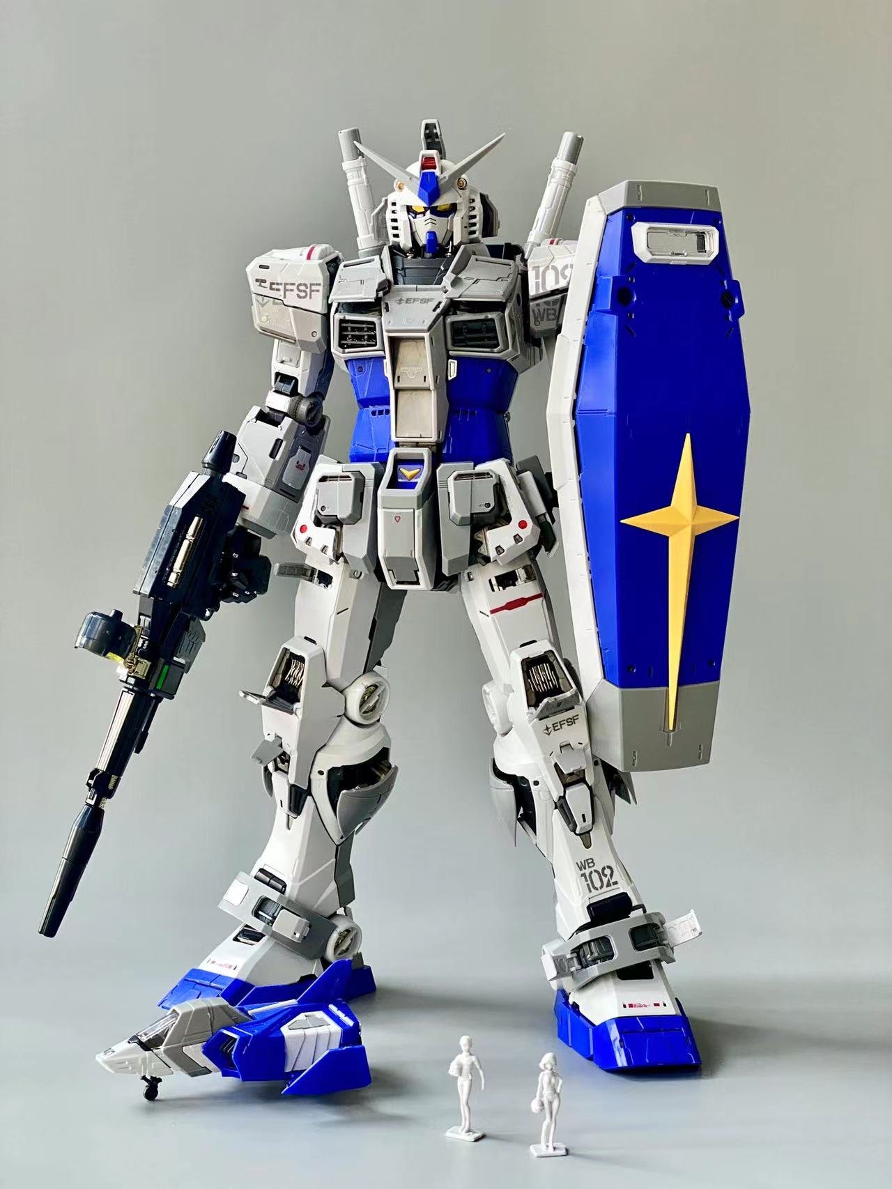 正品大班PGU 元祖G3配色1/60 RX-78-3可暴甲机甲拼装模型手办玩具 - 图1