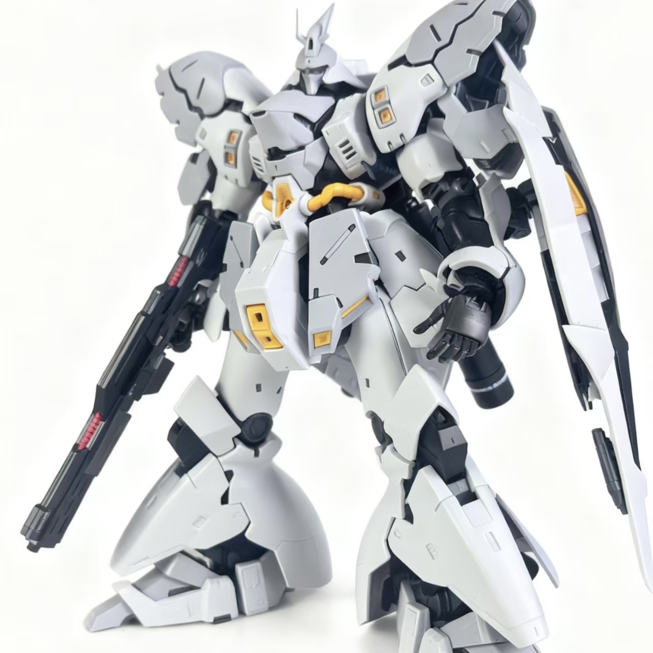 四海RG白色沙扎比1/144白沙夏亚国产可动机甲拼装模型手办礼物 - 图1