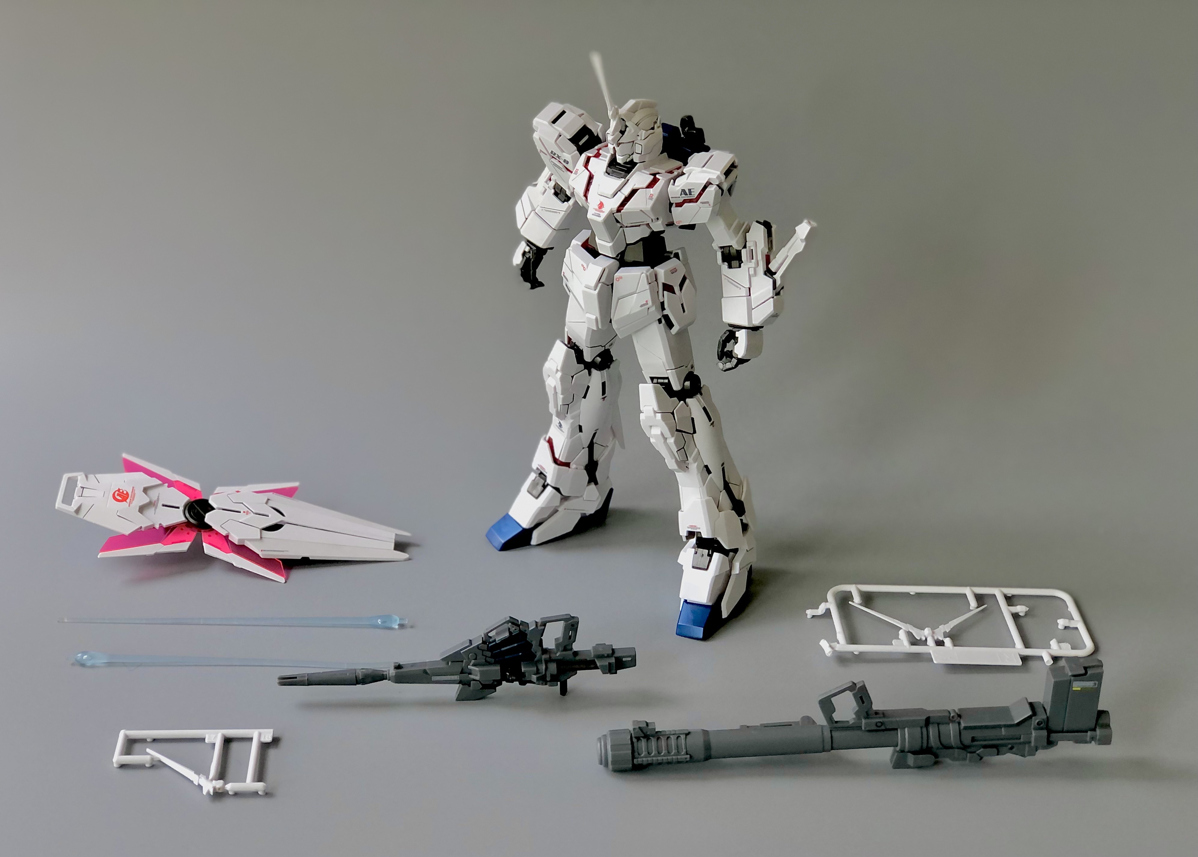 包邮 大班MG独角兽1/100 6637 OVA版可爆甲变形 拼装玩具模型手办,淘宝优惠券,粉丝福利购,淘宝优惠卷