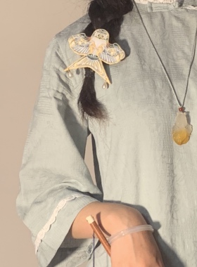 小锦鲤新中式玛瑙吊坠