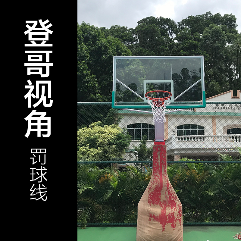 NBA标准篮球网防雨嗮加粗耐用型比赛训练室内户外球框筐圈兜板架 - 图2