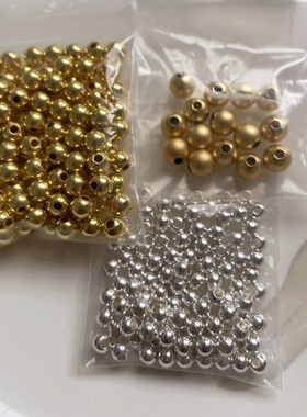 金色小金珠子隔珠手链手串红绳